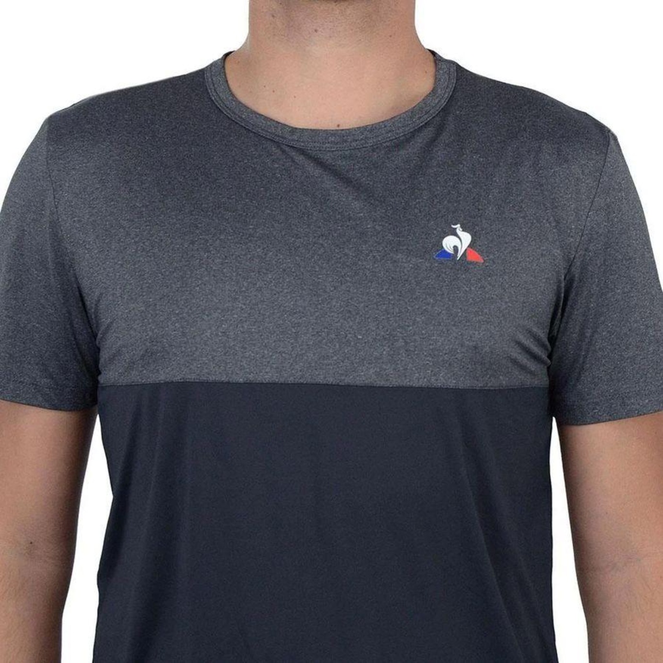 Camiseta Ts 2B And Dry Preto e Cinza - Le Coq Sportif - Le Coq Sportif - Masculino - Foto 4