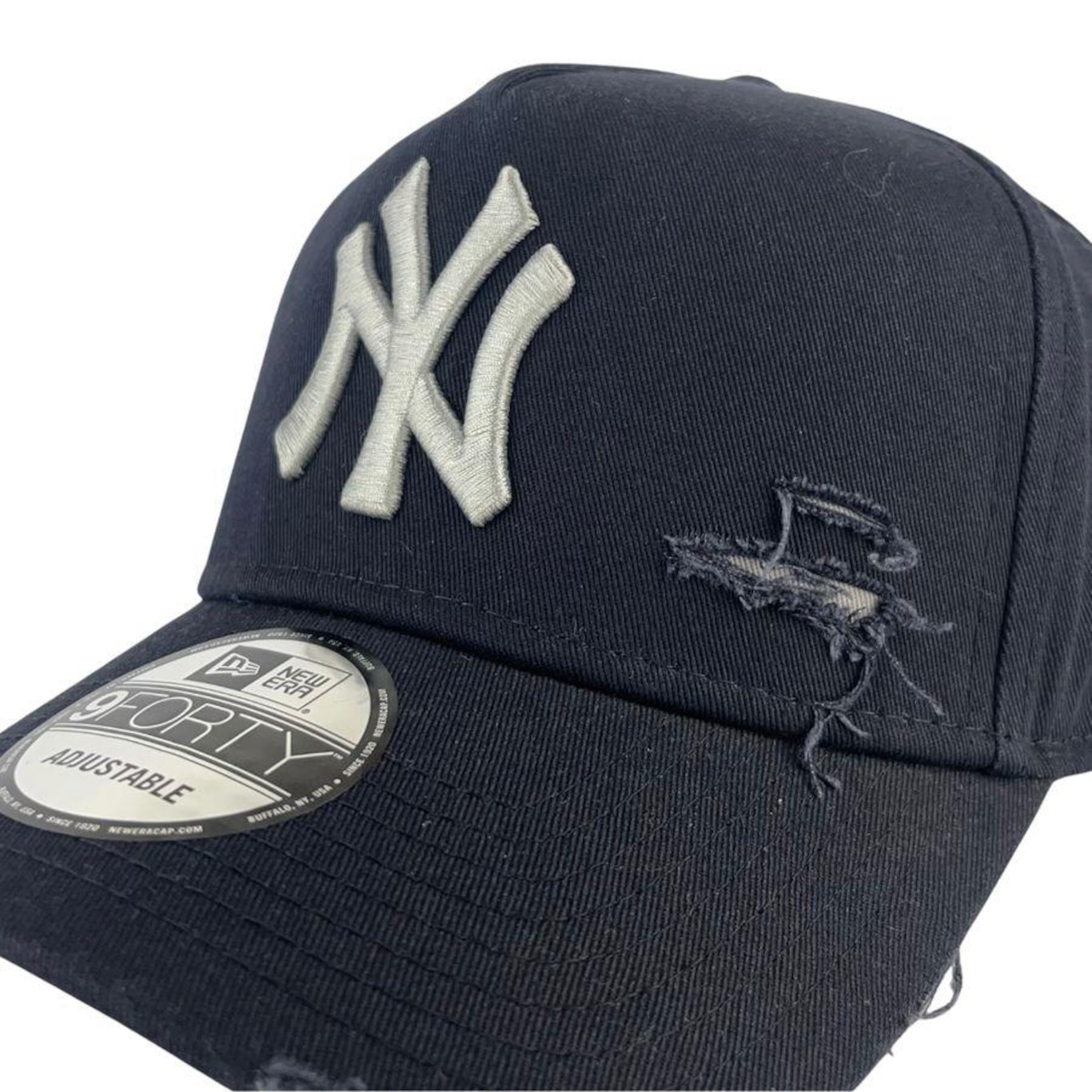 Boné New Era 940 A-Frame New York Yankees Destroyed - Snapback - Adulto - Foto 2