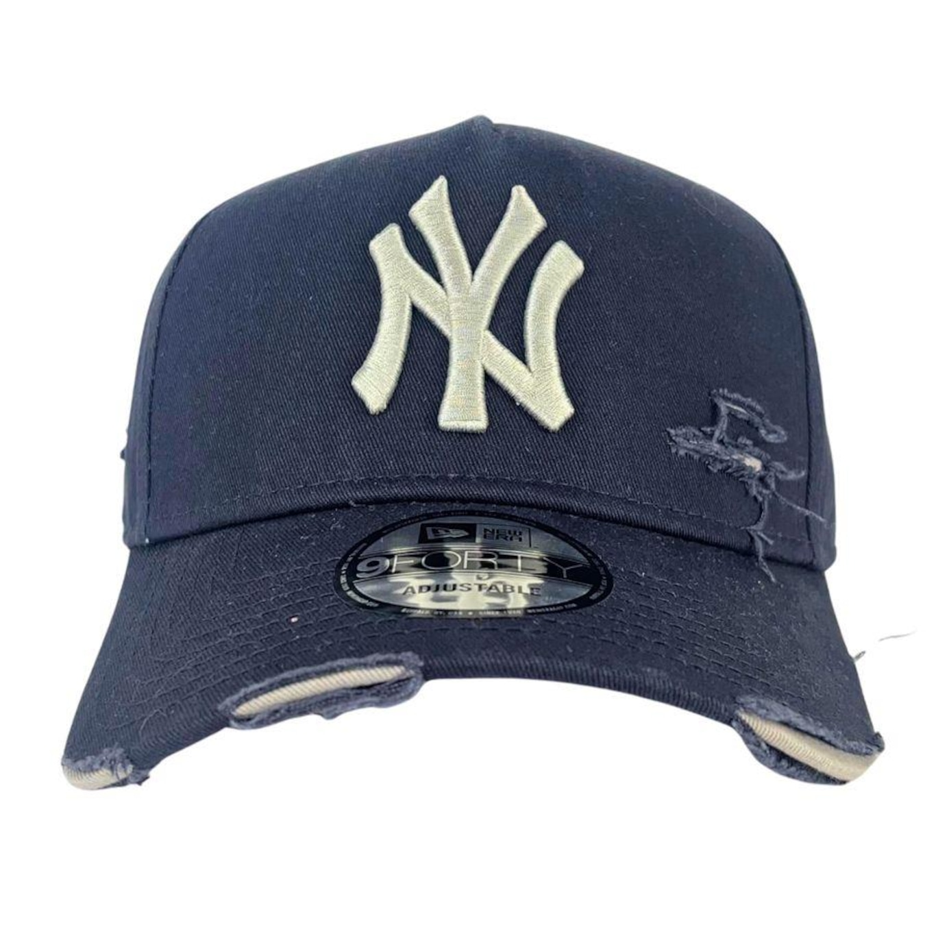 Boné New Era 940 A-Frame New York Yankees Destroyed - Snapback - Adulto - Foto 3