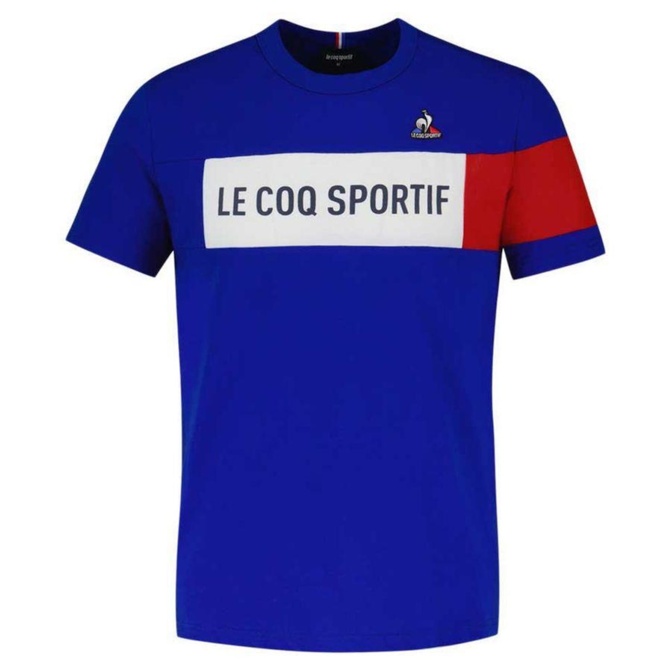 Camiseta Ss Tricolor Azul - Le Coq Sportif - Le Coq Sportif - Masculino - Foto 1