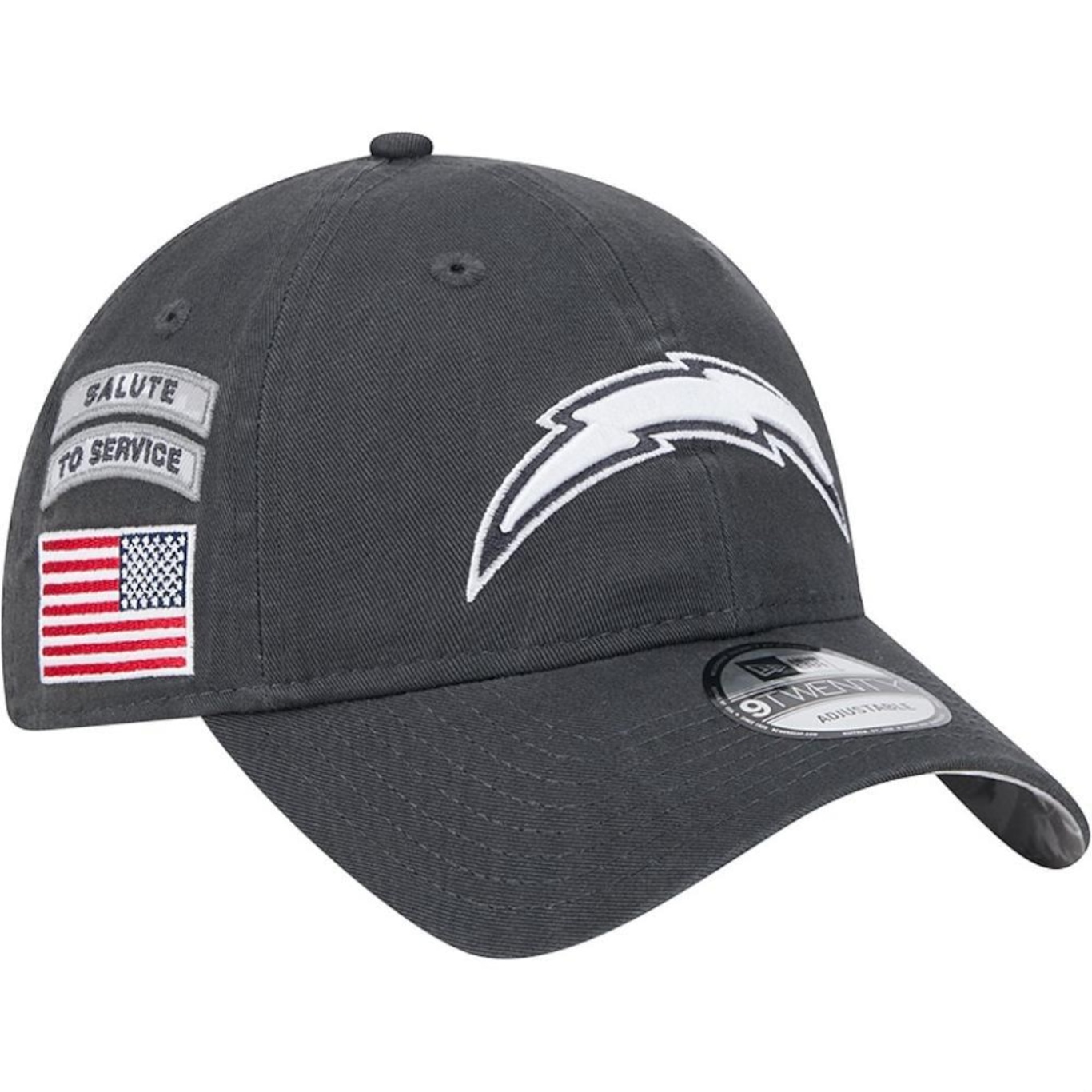 Boné New Era 920 Los Angeles Chargers Nfl Salute To Service - Strapback - Adulto - Foto 4