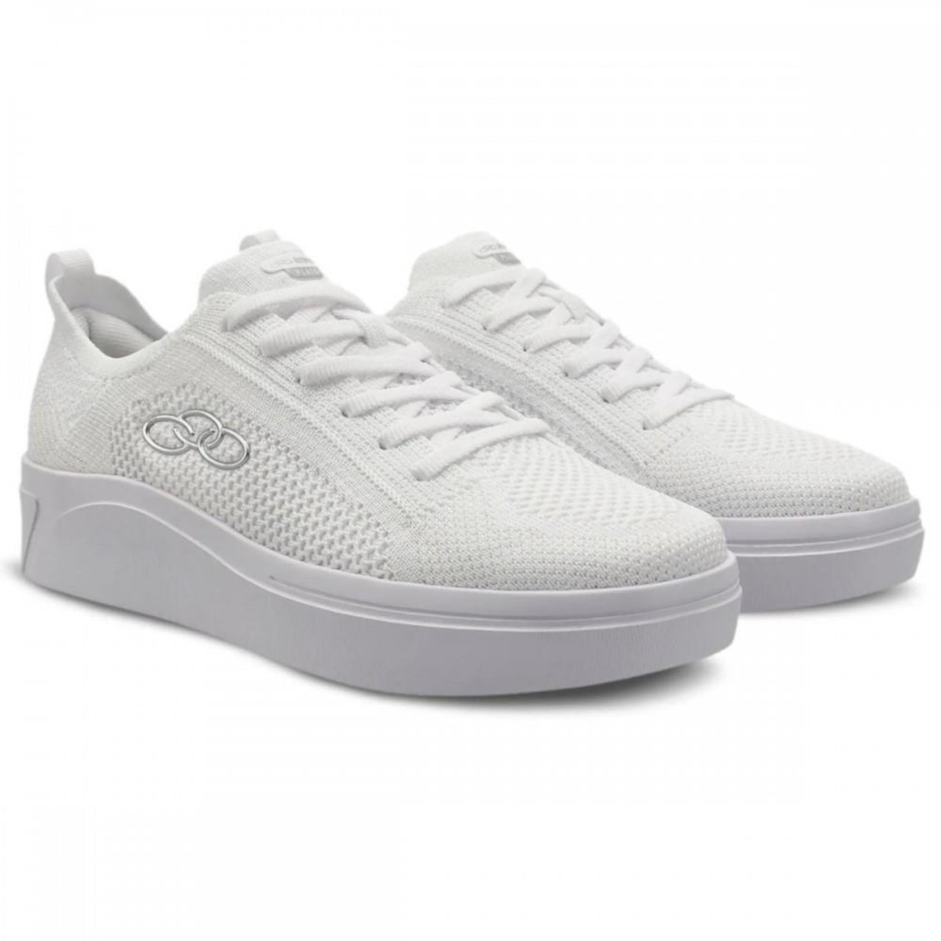 Tenis Olympikus Plato Flatform Knit - Feminino - Foto 2