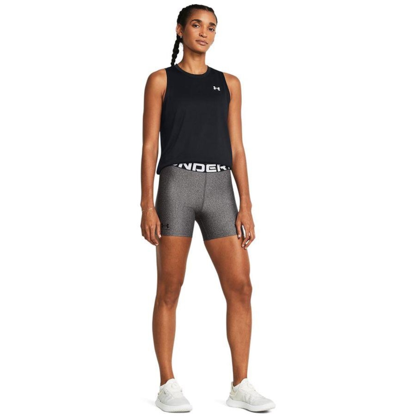 Shorts Under Armour Heatgear Authentics Mid - Feminino - Foto 2