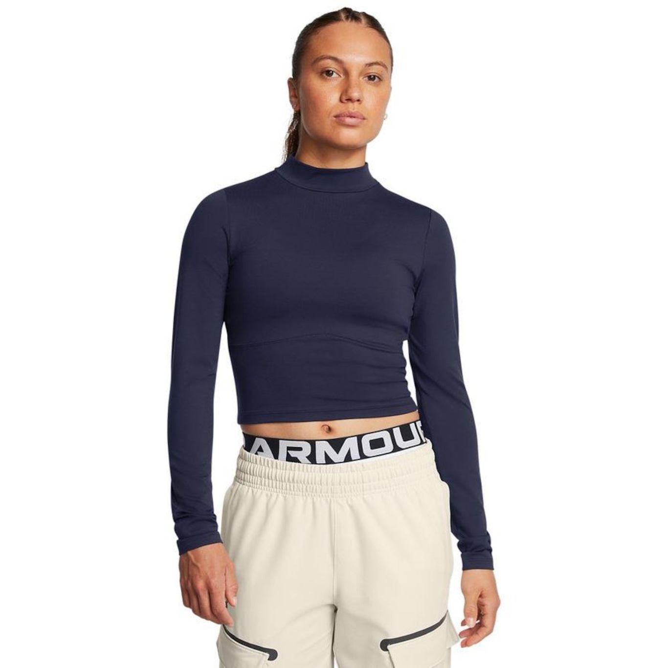 Camiseta Under Armour Meridian Ls - Feminina - Foto 1