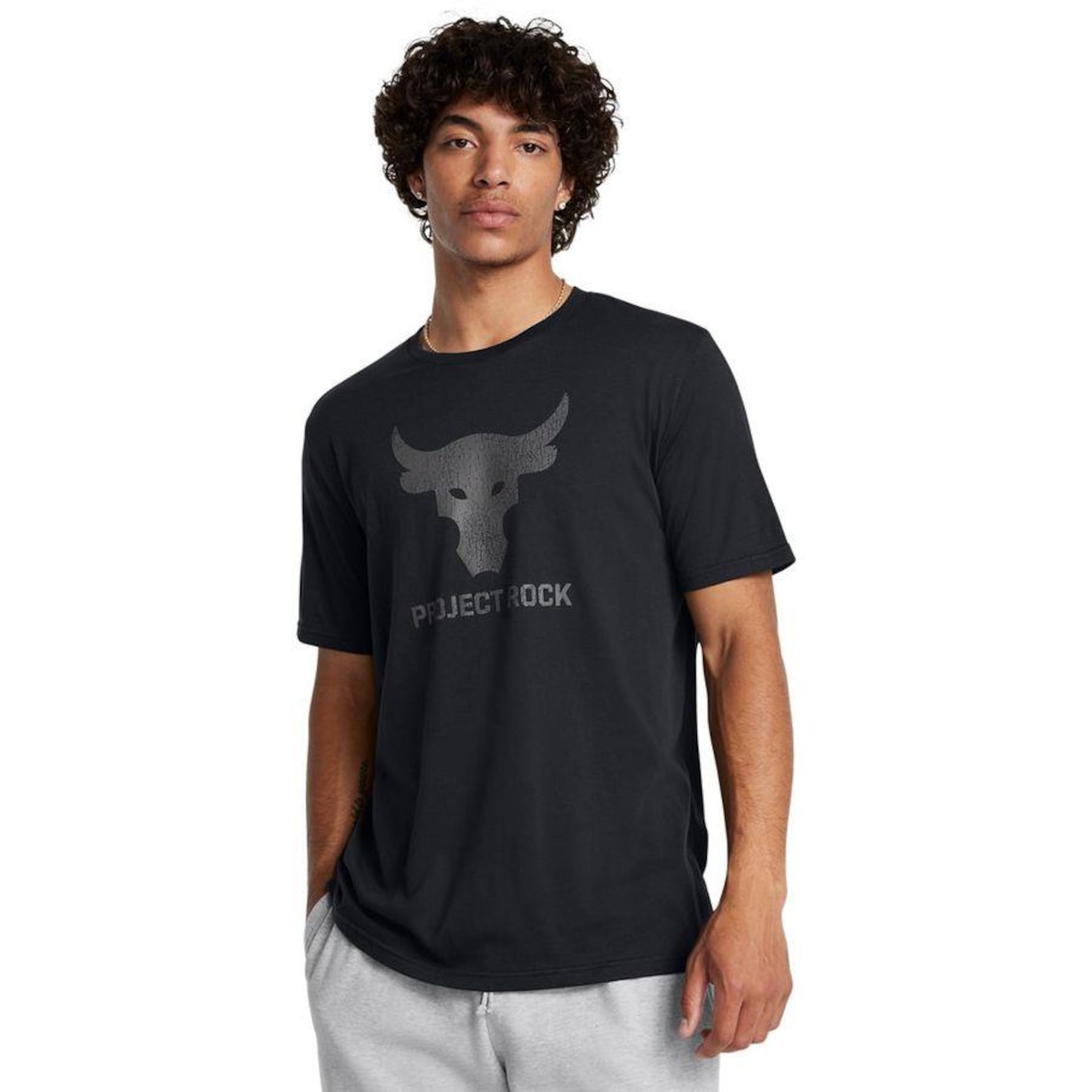 Camiseta Under Armour Project Rock Payoff - Masculina - Foto 1