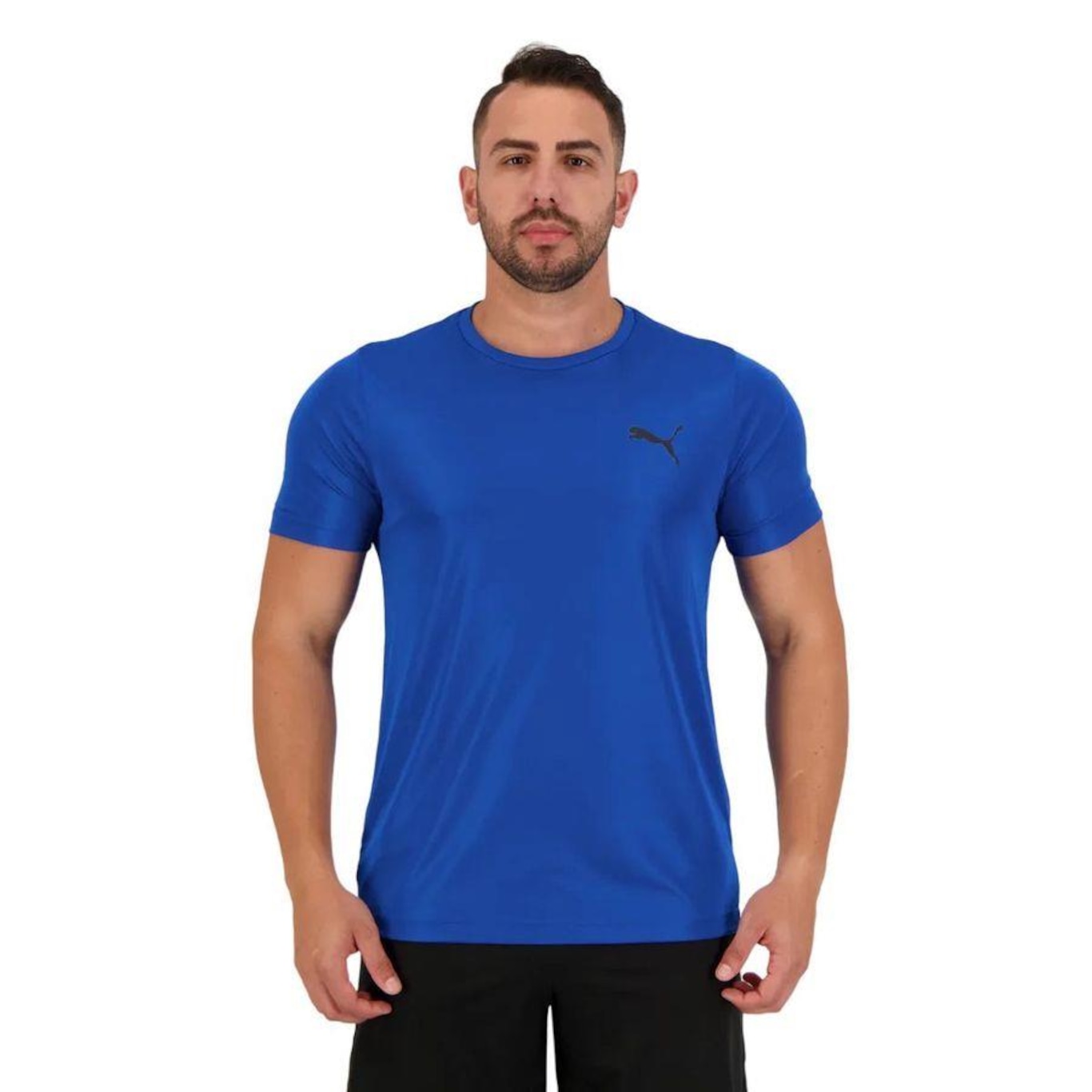 Camiseta Puma M/C Active Small Logo Masculina 683980-05 - Foto 1