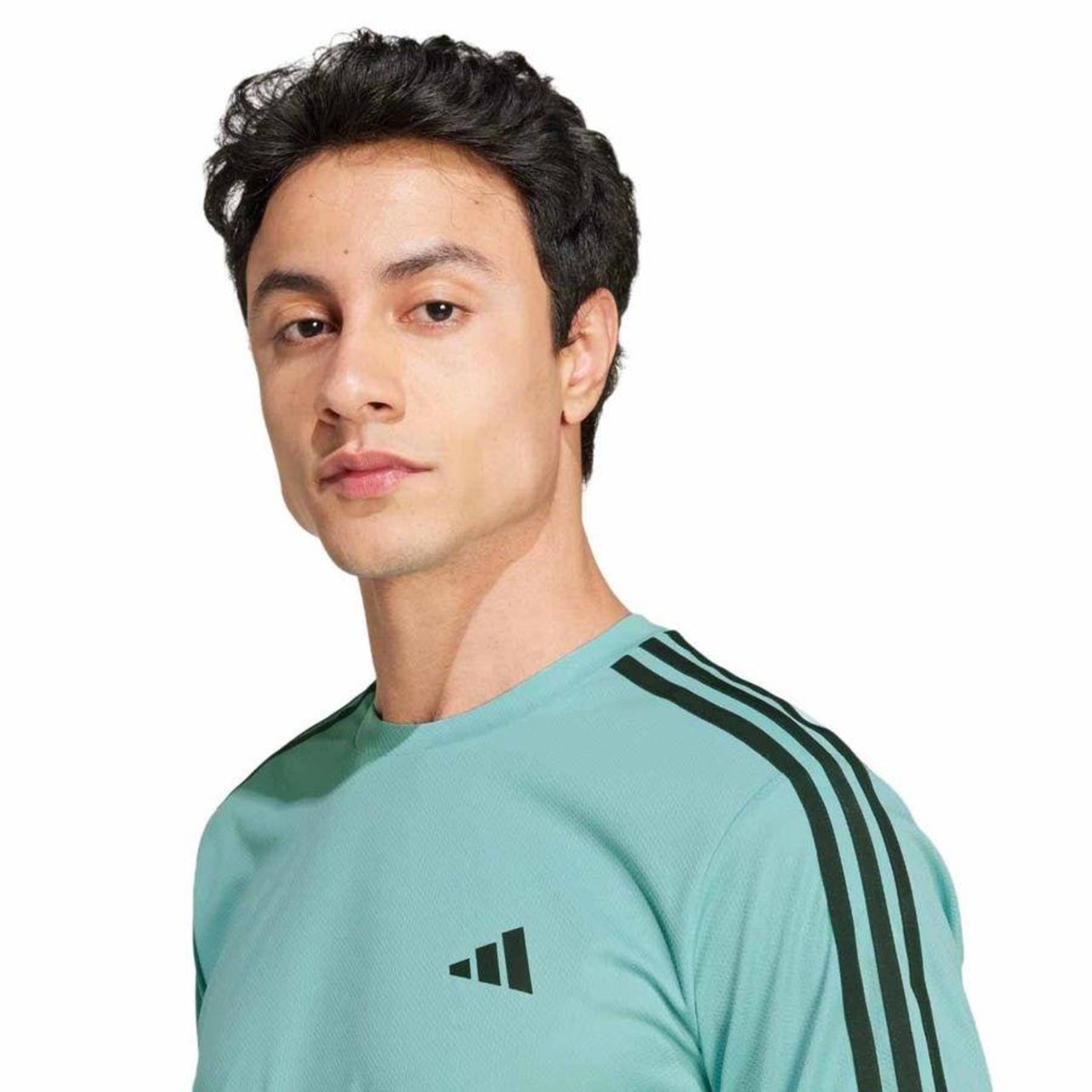 Camiseta adidas Essentials 3 Listras - Masculina Iw3370 - Foto 6