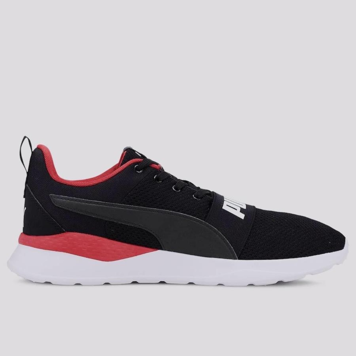 Tênis Puma Anzarun Lite Bold Preto e Vermelho - Foto 1