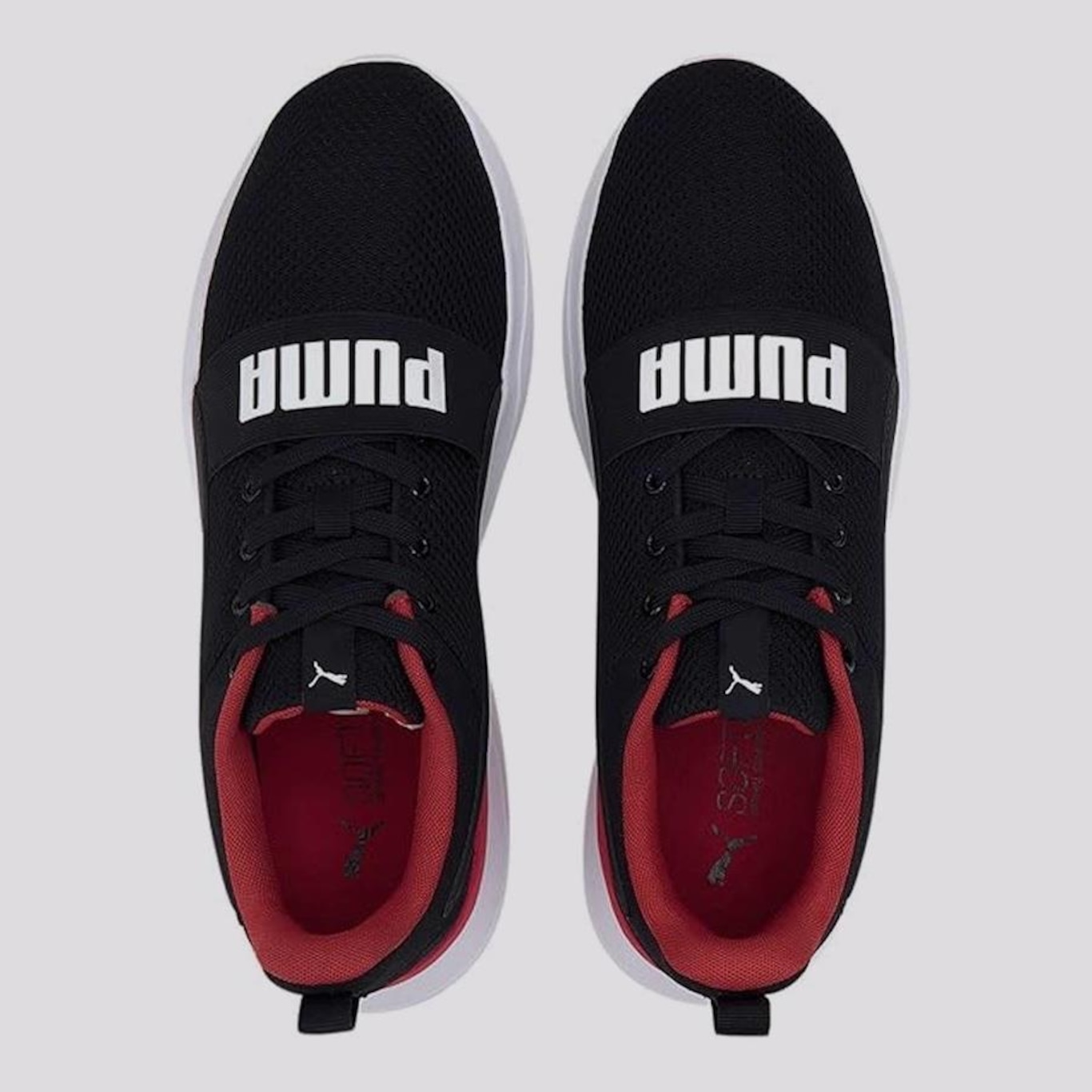 Tênis Puma Anzarun Lite Bold Preto e Vermelho - Foto 3