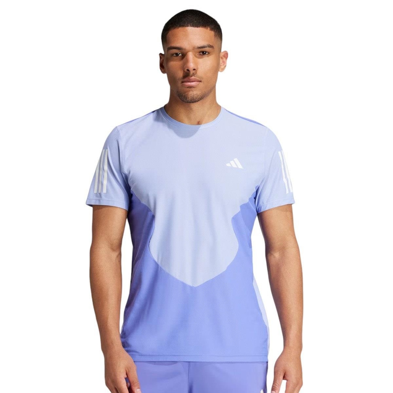 Camiseta adidas Own The Run Base Duocolor - Masculina - Foto 1