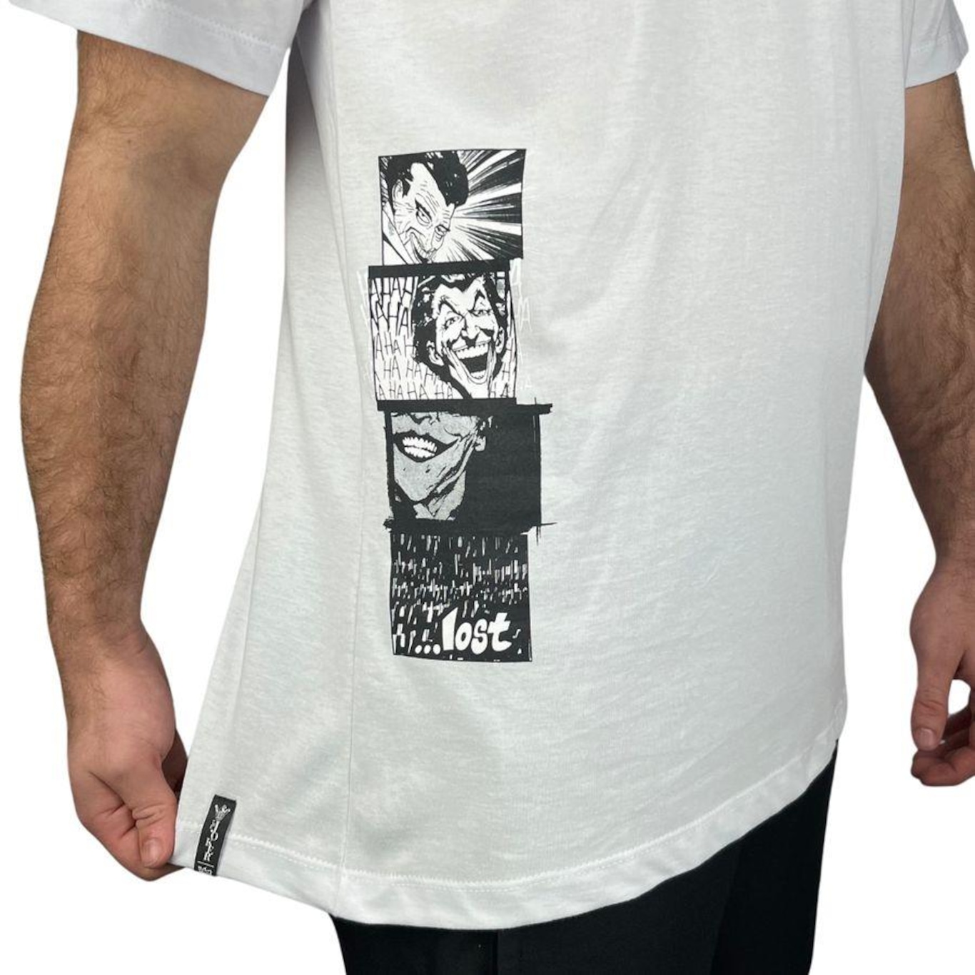 Camiseta Lost Joker Quadrinhos Collab Masculina - Foto 3