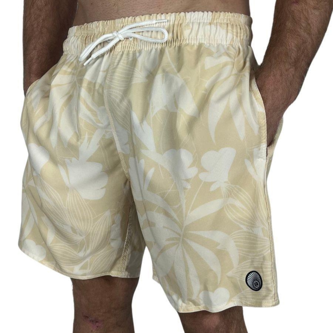 Bermuda Shorts Surftrip Floral - Masculina - Foto 1