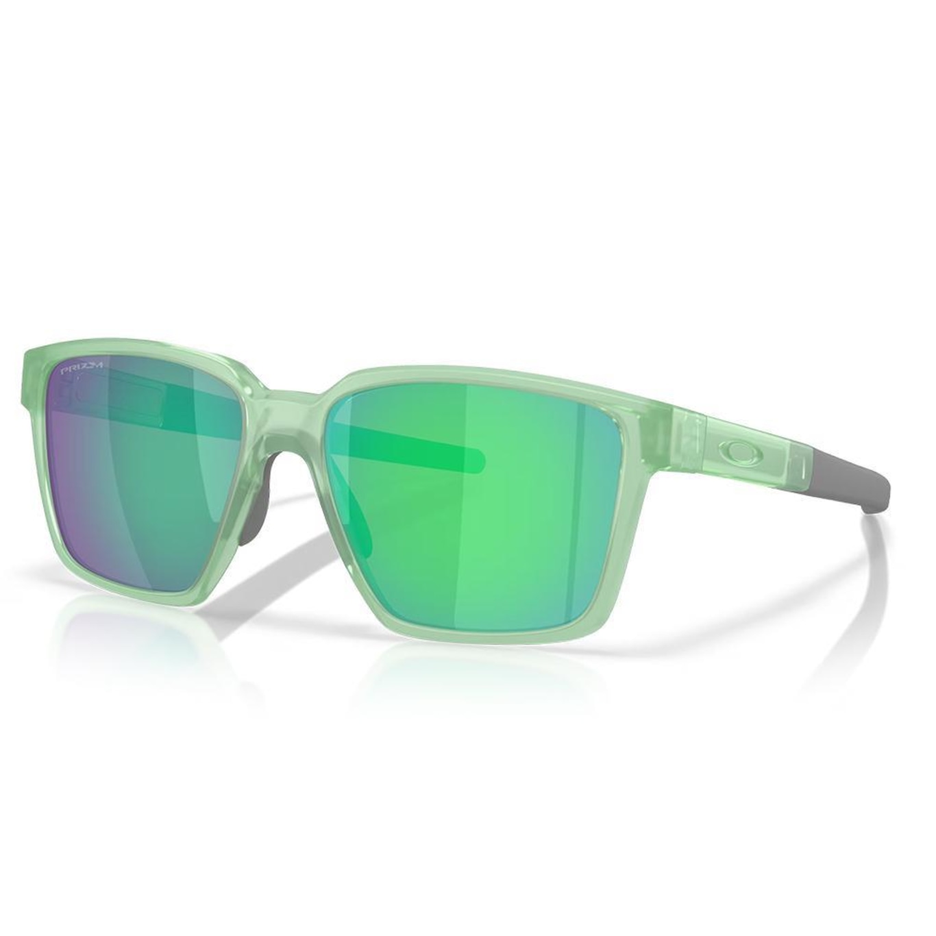 Óculos de Sol Oakley Actuator Sq Matte Transparent Jade 0257 - Unissex - Foto 1