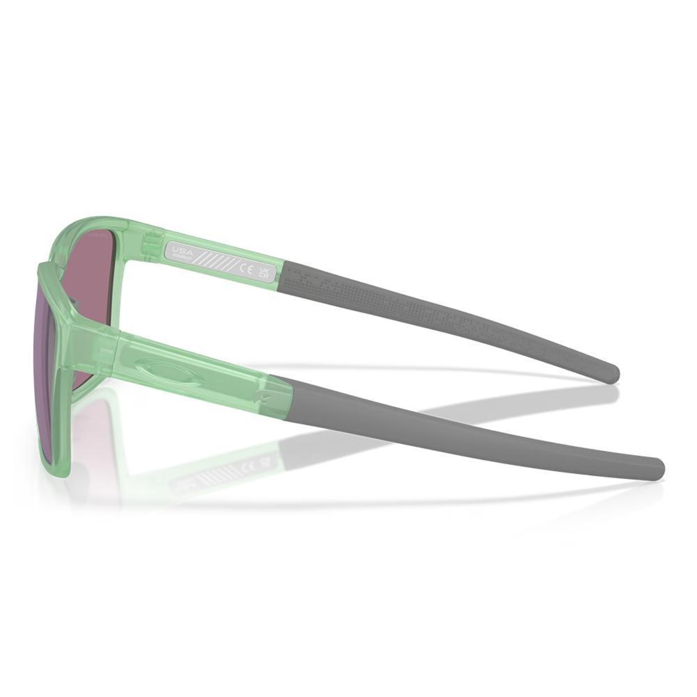 Óculos de Sol Oakley Actuator Sq Matte Transparent Jade 0257 - Unissex - Foto 2