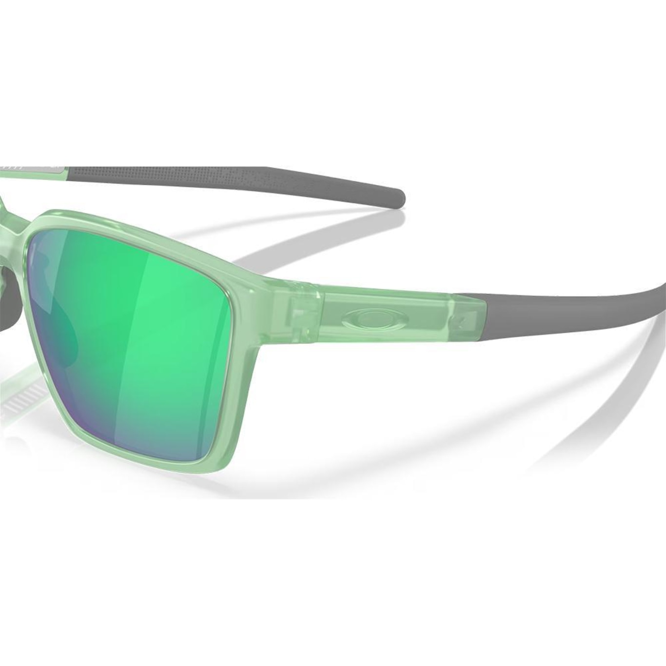 Óculos de Sol Oakley Actuator Sq Matte Transparent Jade 0257 - Unissex - Foto 4