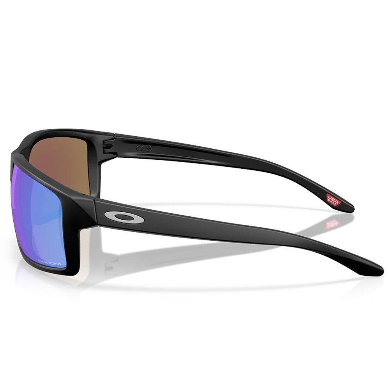 Óculos de Sol Oakley Gibston Xl Matte Black Prizm - Unissex - Foto 2