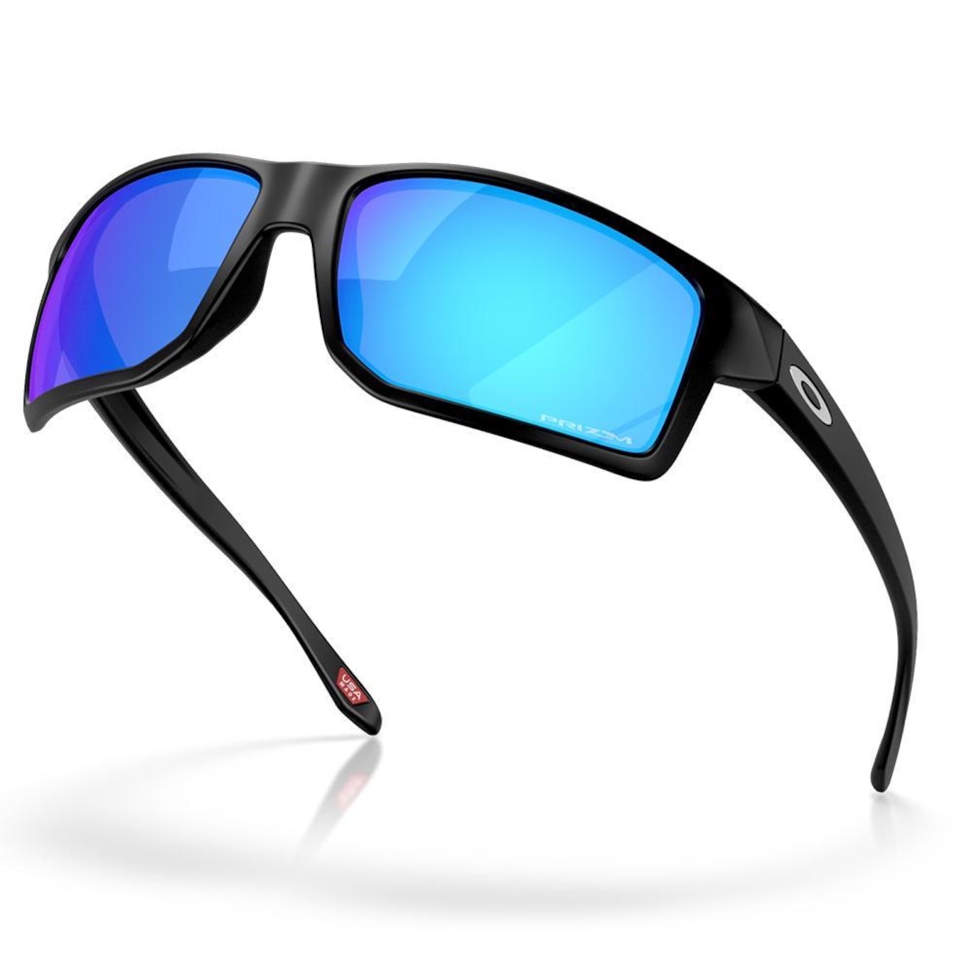 Óculos de Sol Oakley Gibston Xl Matte Black Prizm - Unissex - Foto 5