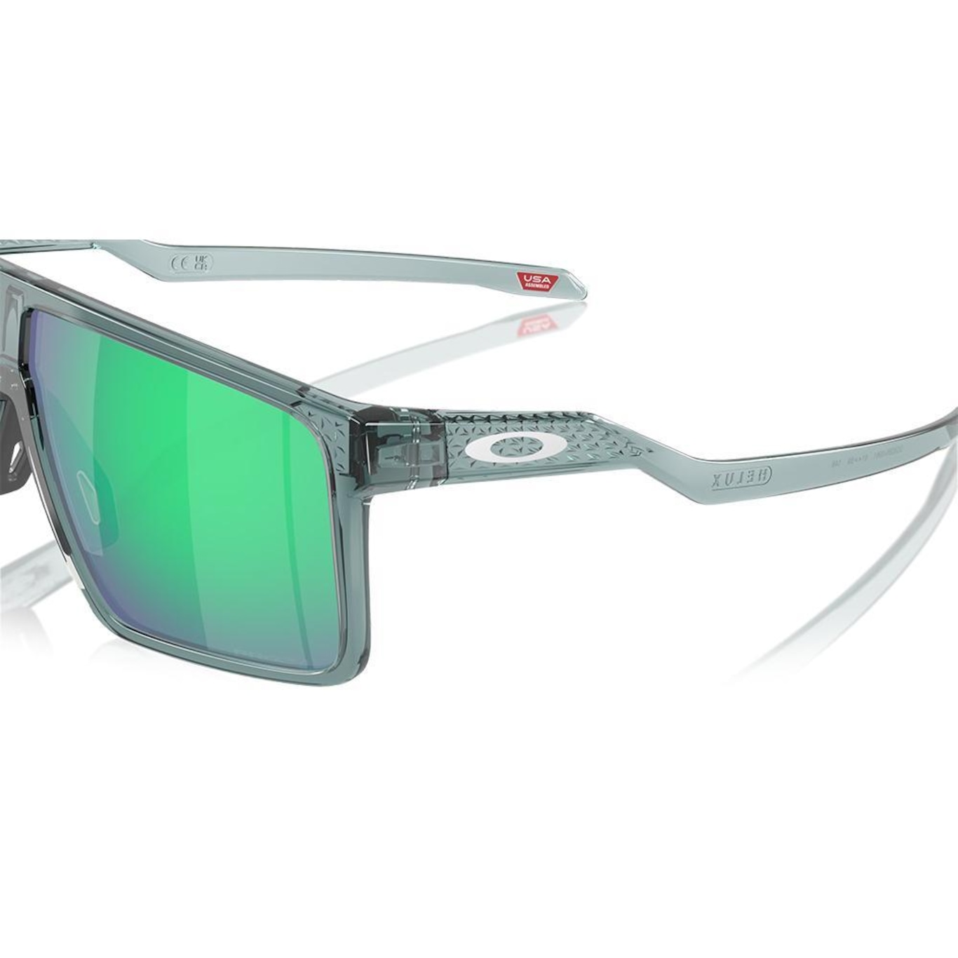 Óculos de Sol Oakley Helux Crystal Black Prizm  - Unissex - Foto 4