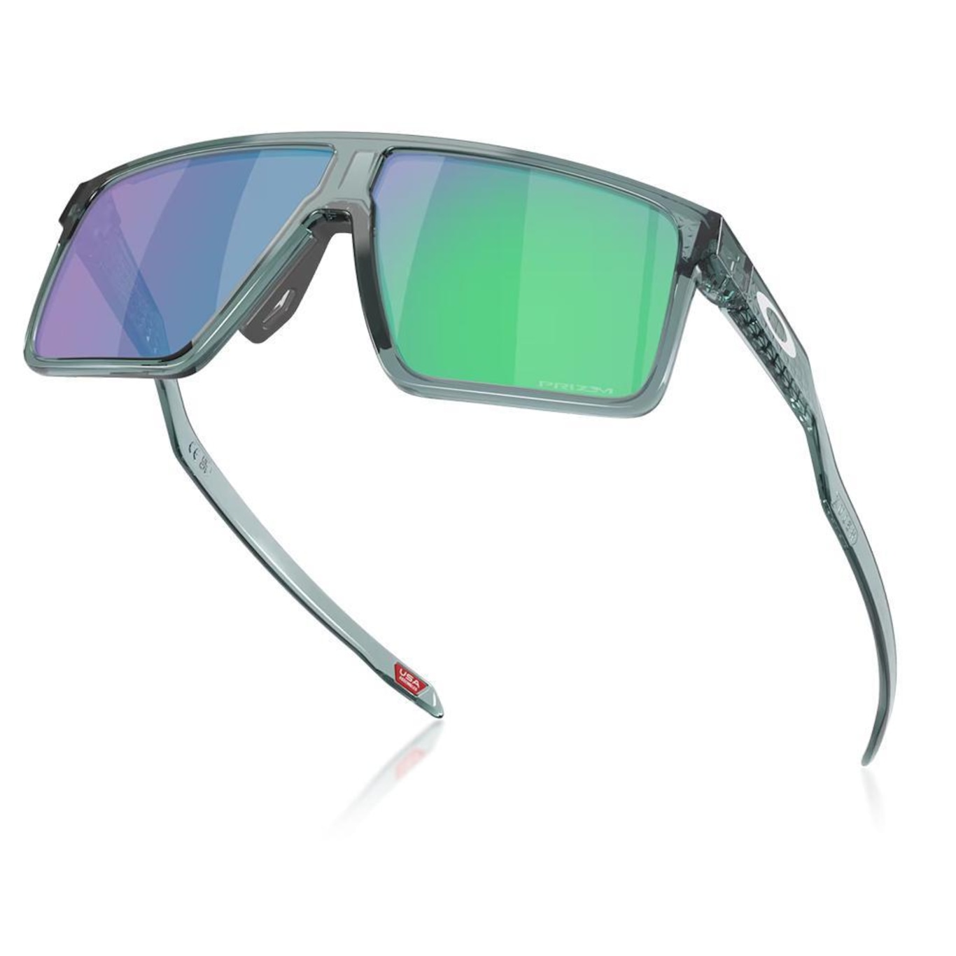 Óculos de Sol Oakley Helux Crystal Black Prizm  - Unissex - Foto 5