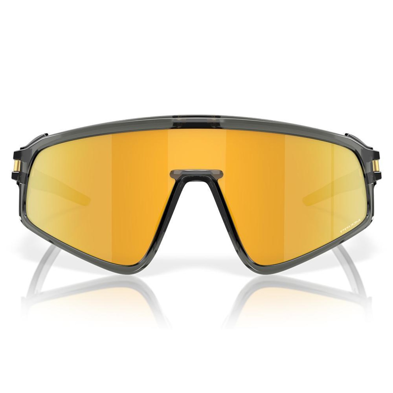 Óculos de Sol Oakley Latch Panel  Smoke Prizm 24K - Unissex - Foto 3