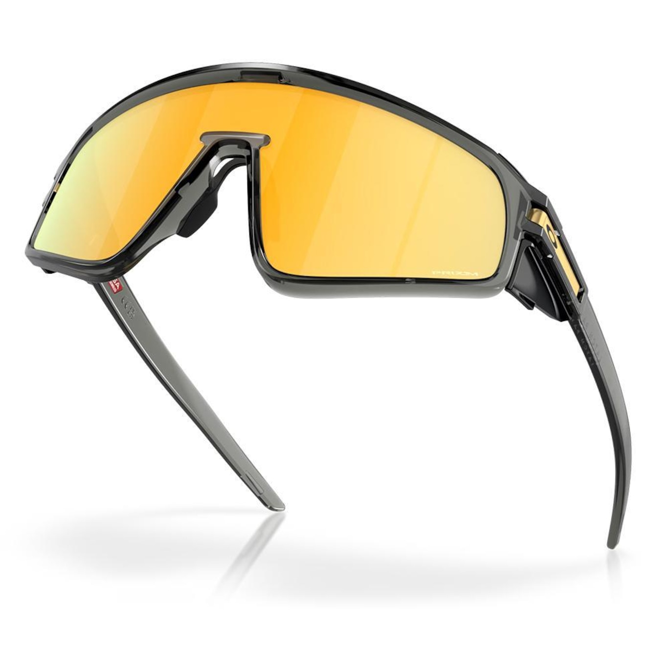 Óculos de Sol Oakley Latch Panel  Smoke Prizm 24K - Unissex - Foto 5