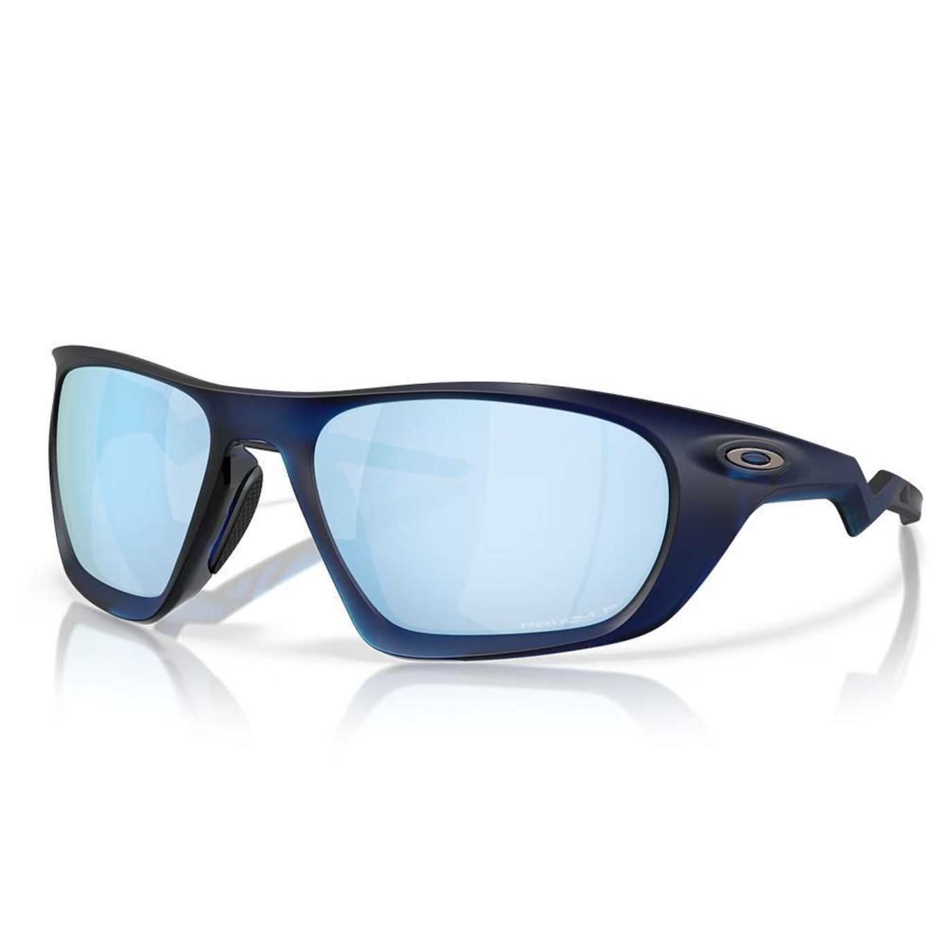 Óculos de Sol Oakley Lateralis Matte Transparent Blue - Foto 1