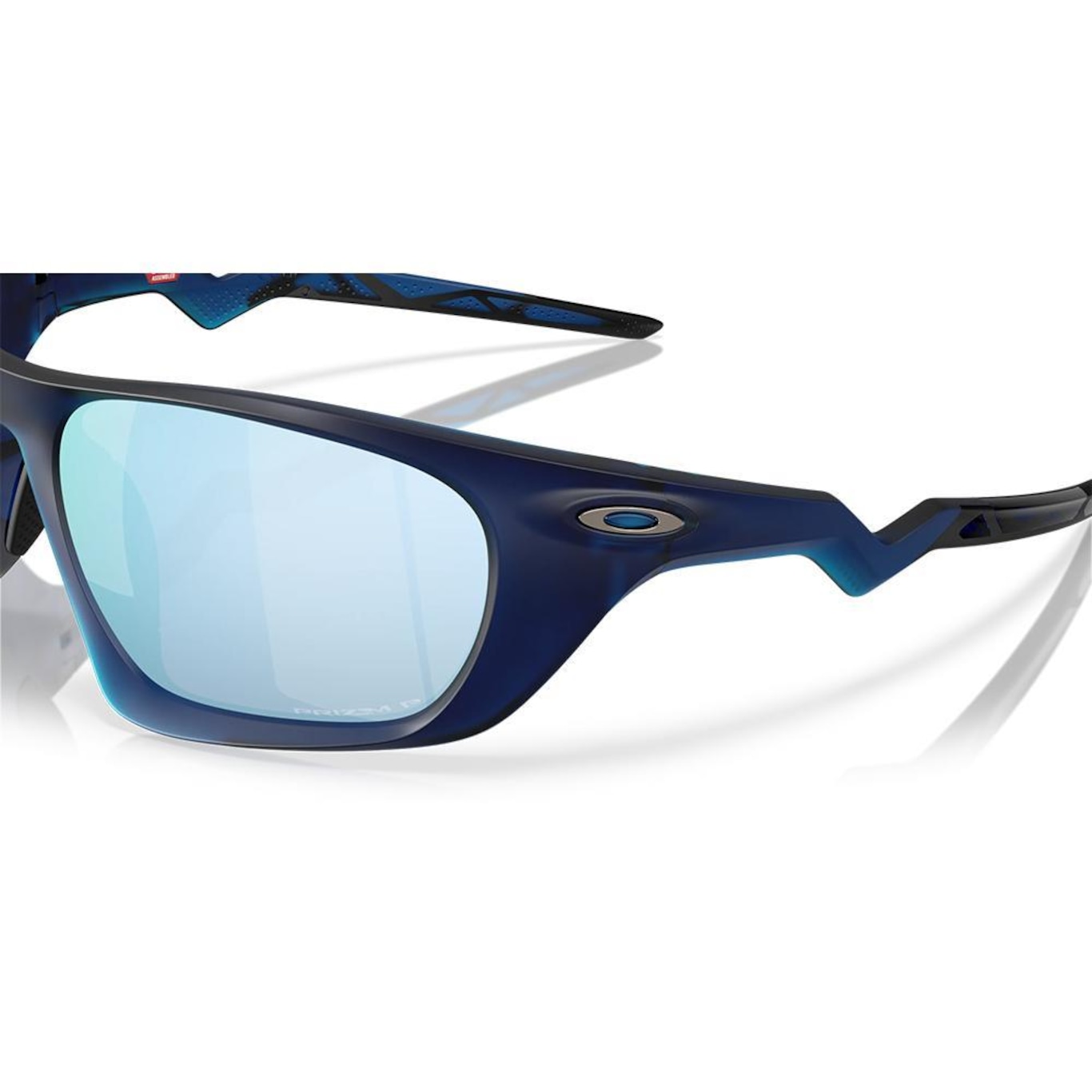 Óculos de Sol Oakley Lateralis Matte Transparent Blue - Foto 4