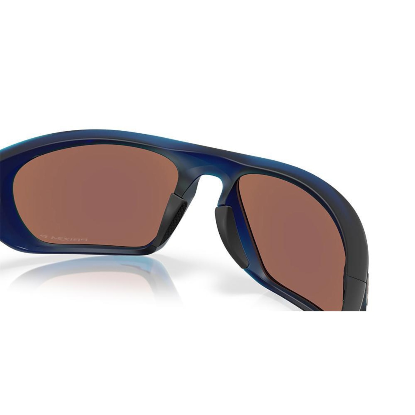 Óculos de Sol Oakley Lateralis Matte Transparent Blue - Foto 6