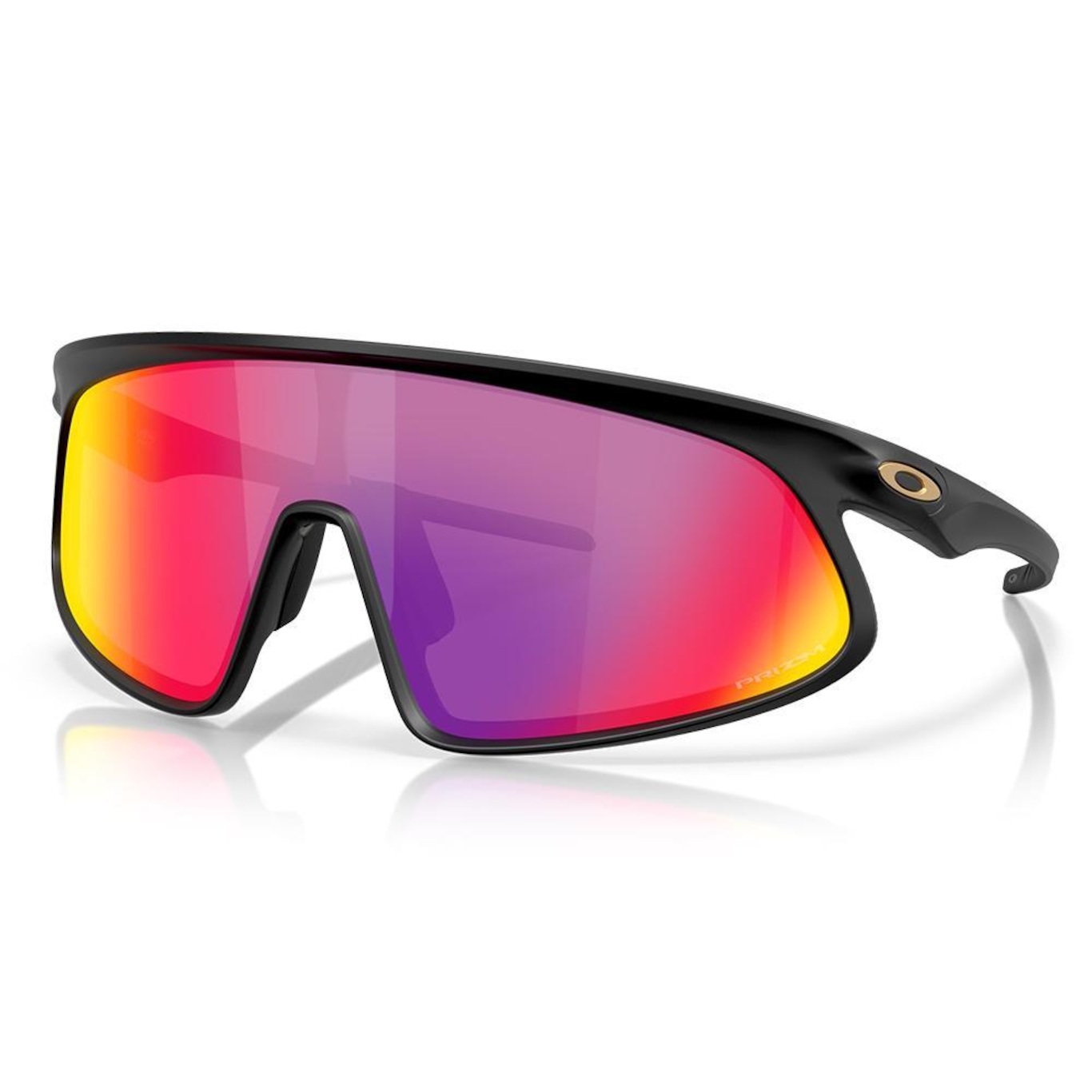 Óculos de Sol Oakley Rslv Matte Black Prizm Road - Foto 1