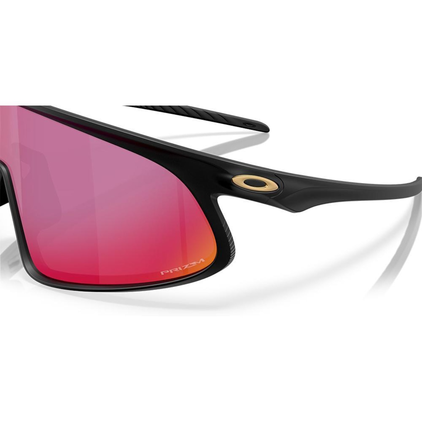 Óculos de Sol Oakley Rslv Matte Black Prizm Road - Foto 4