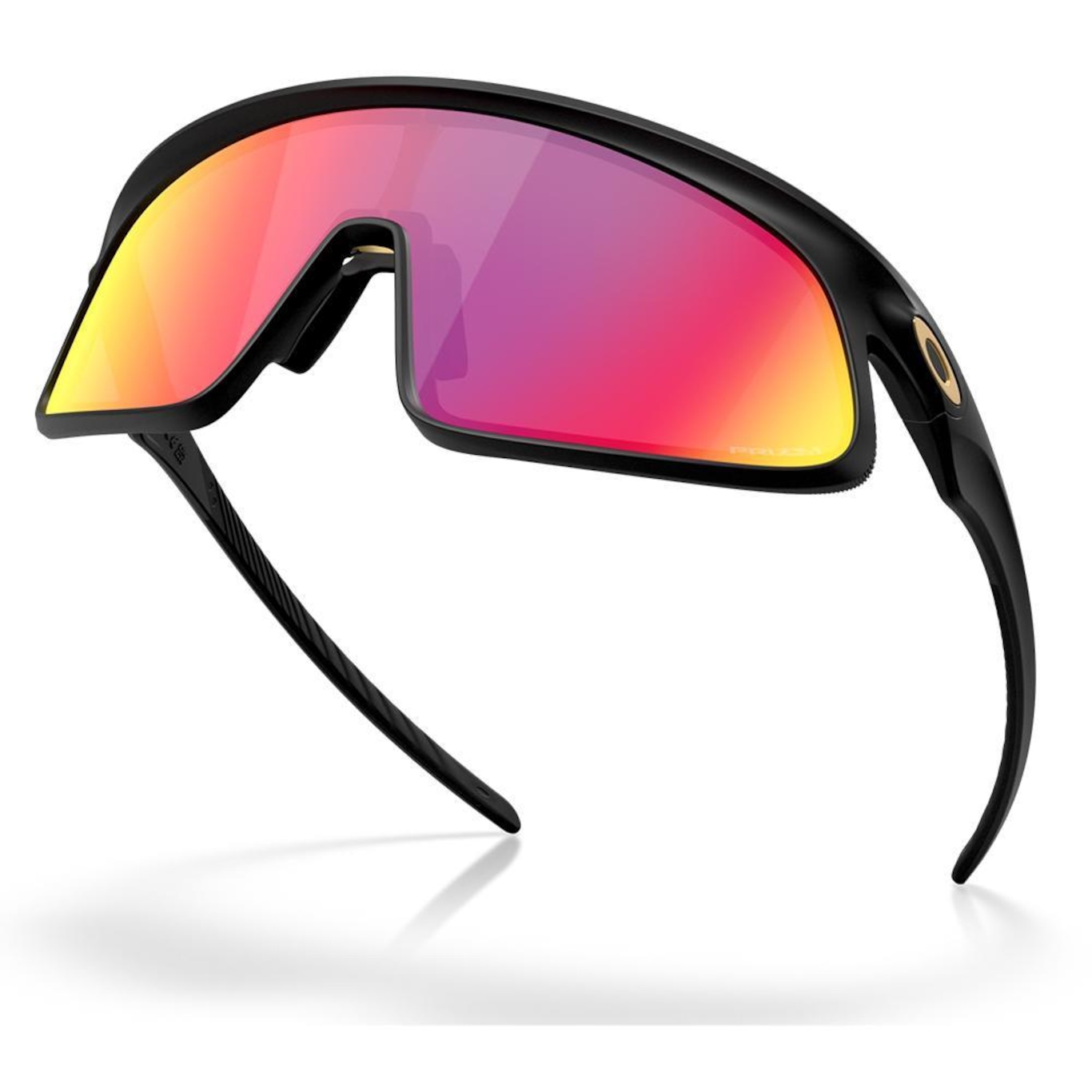 Óculos de Sol Oakley Rslv Matte Black Prizm Road - Foto 5