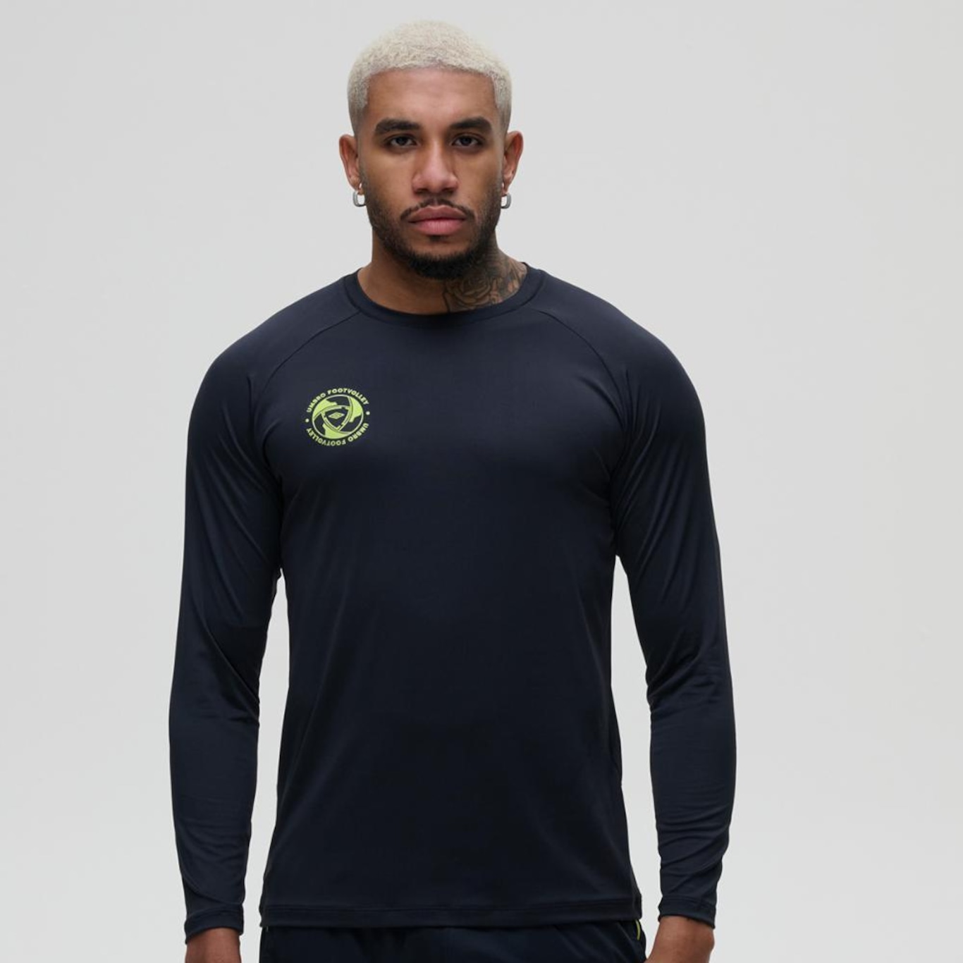 Camiseta Umbro Manga Longa Ftvl Flame - Masculina - Foto 1