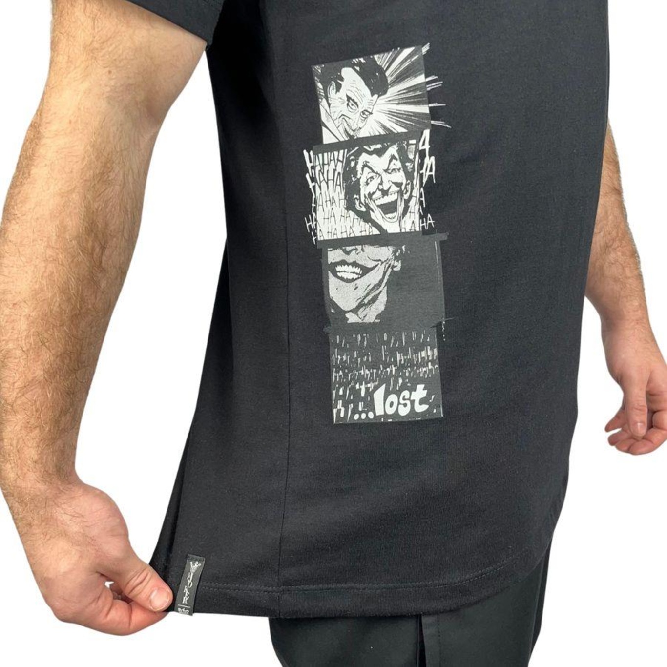 Camiseta Lost Joker Quadrinhos Collab Masculina - Foto 4