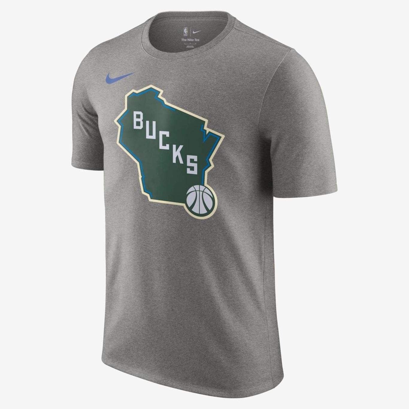 Camiseta Nike Nba Milwaukee Bucks City Edition - Masculina - Foto 1