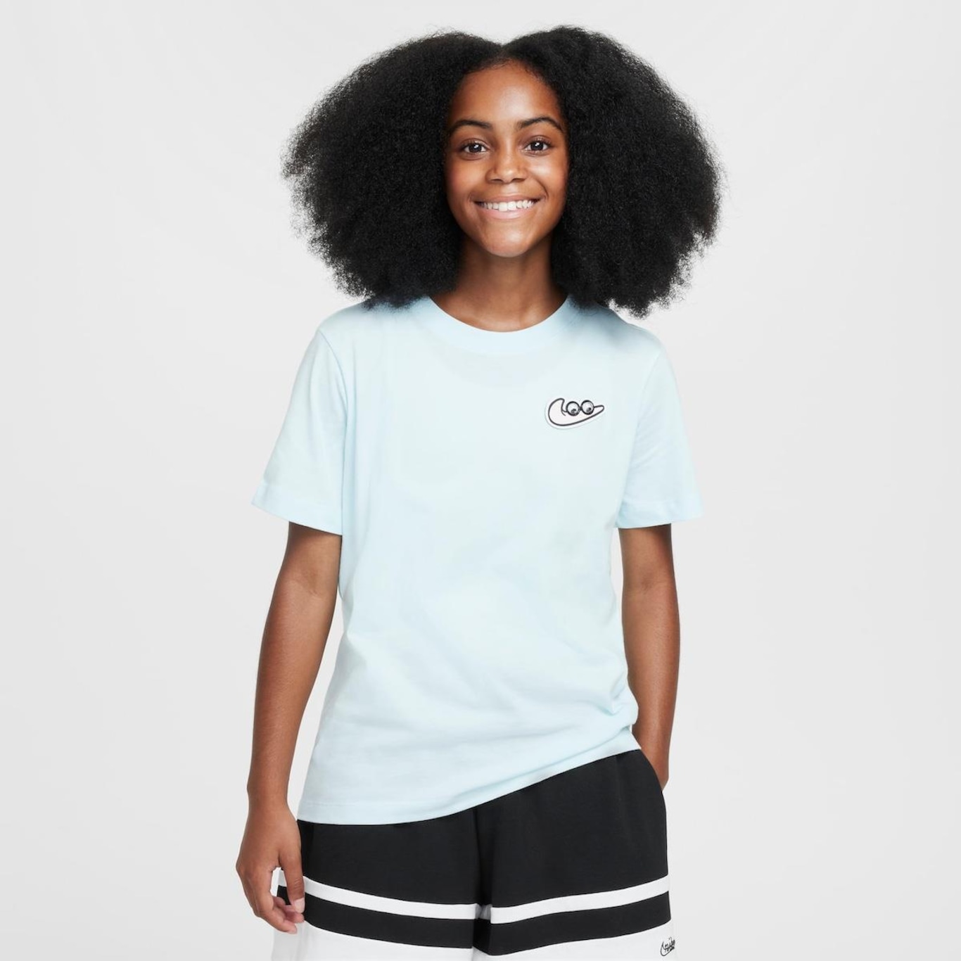 Camiseta Nike Sportswear Swooshy - Infantil - Foto 1