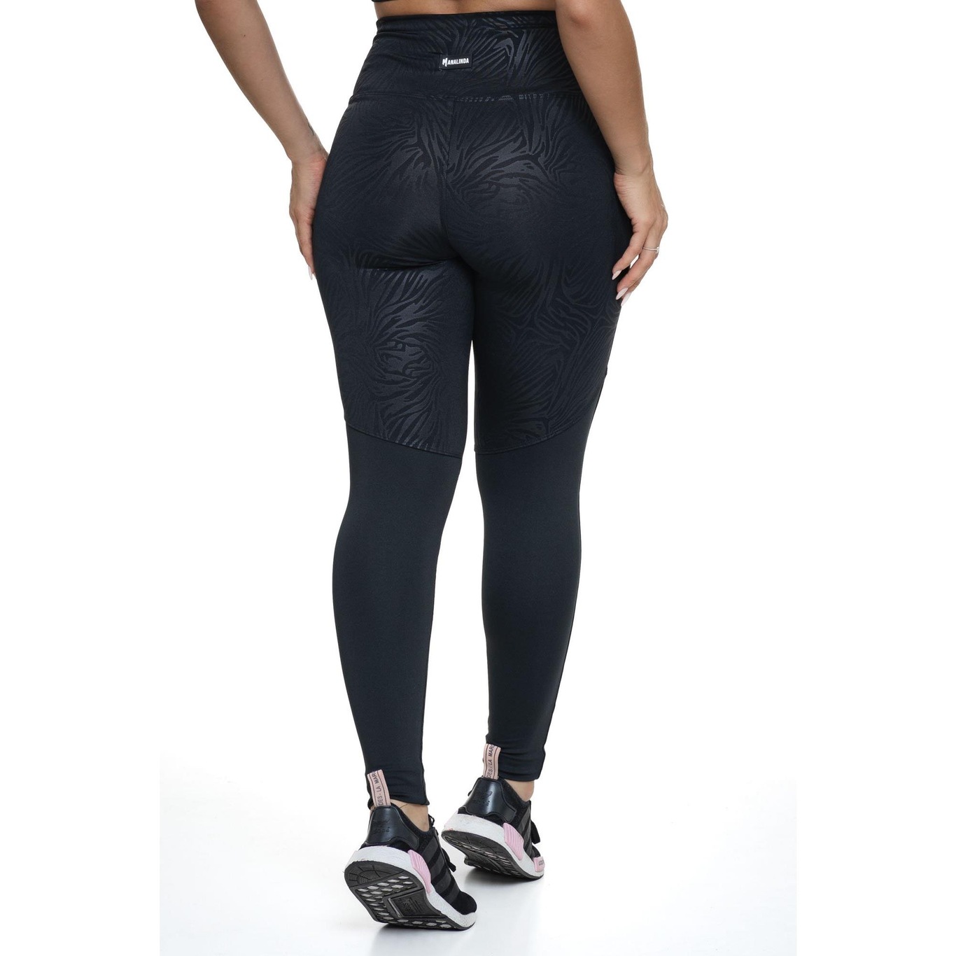 Calça Legging Manalinda Action Texturizada - Feminina - Foto 2