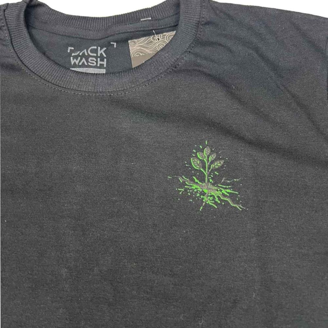 Camiseta Premium Back Wash Folha Masculina - Foto 2