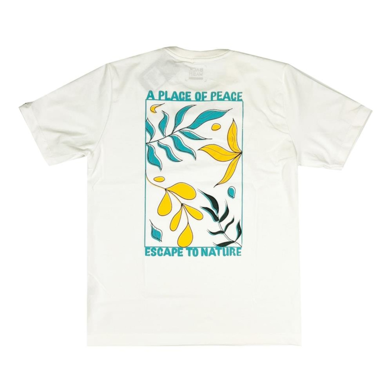 Camiseta Premium Back Wash Peace Masculina - Foto 3