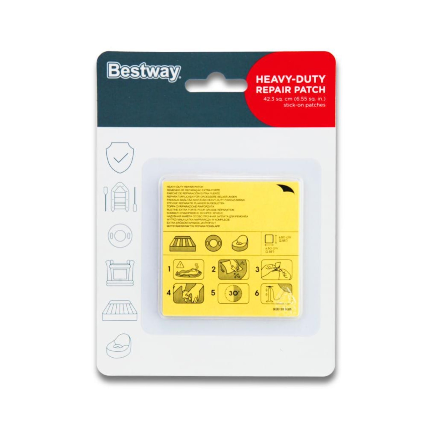 Kit de Reparo para Infláveis com 10 Peças Bestway - Foto 1