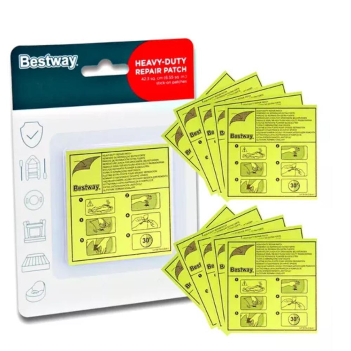 Kit de Reparo para Infláveis com 10 Peças Bestway - Foto 4