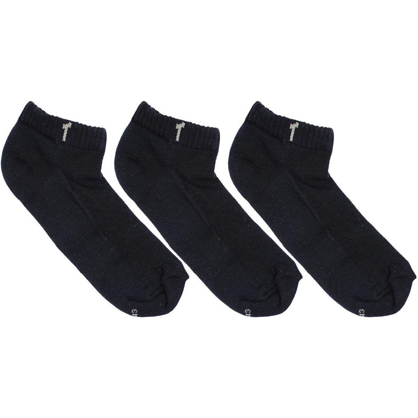 Meia Cano Curto Trifil Sport Atoalhada Kit 3 Pares Masculina - Foto 1