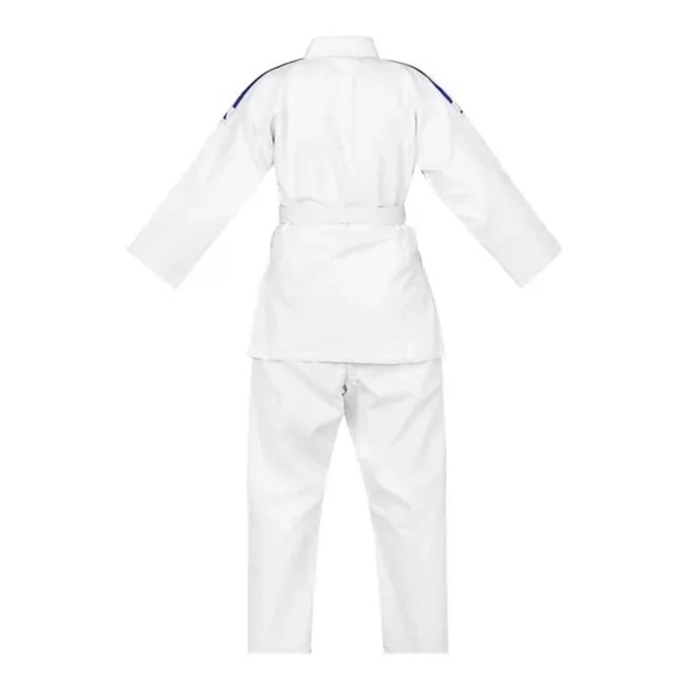 KIMONO INFANTIL JUDO ADIDAS TRANÇADO BRANCO COM FAIXA J250 - Foto 5