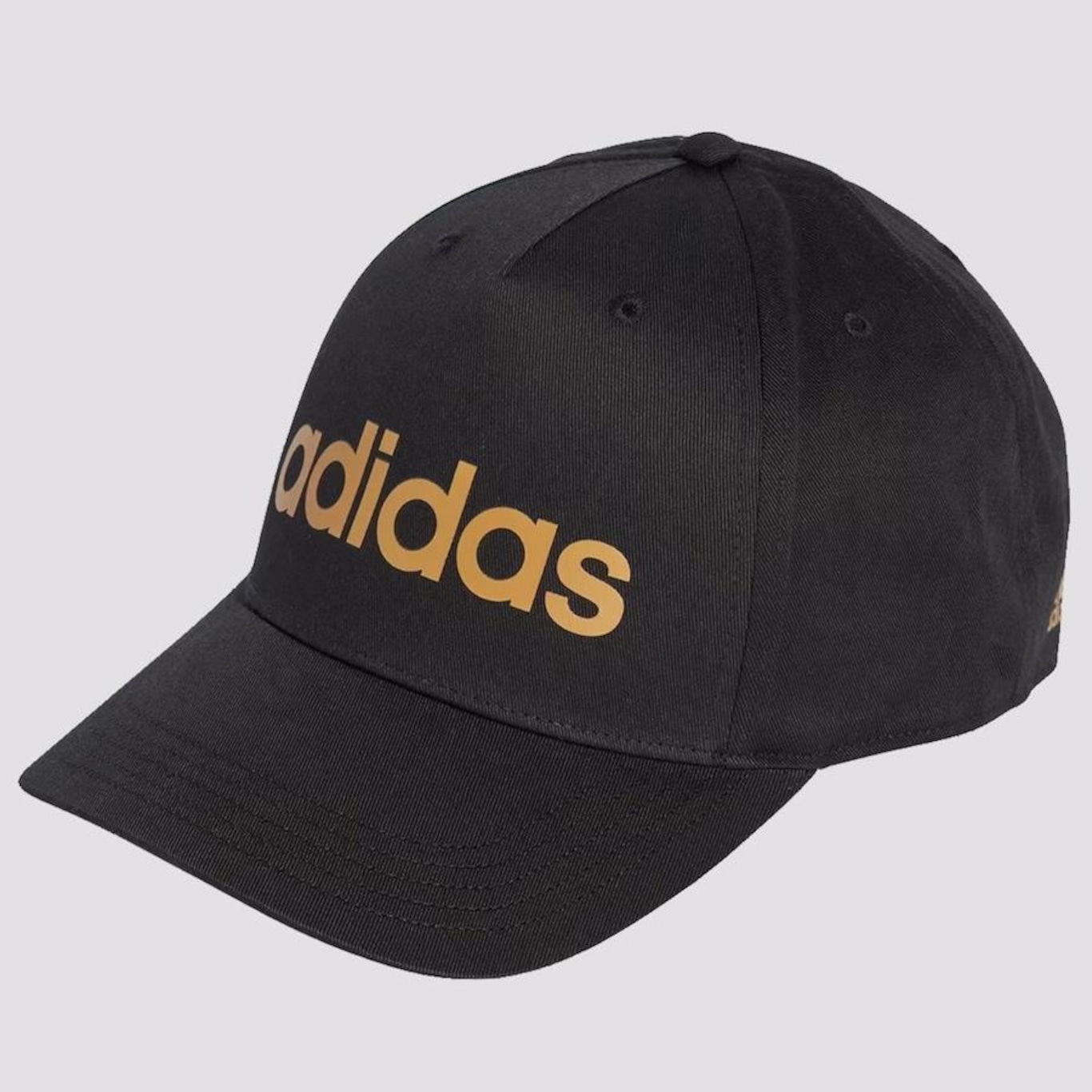 Boné adidas Daily Preto e Dourado - Foto 1