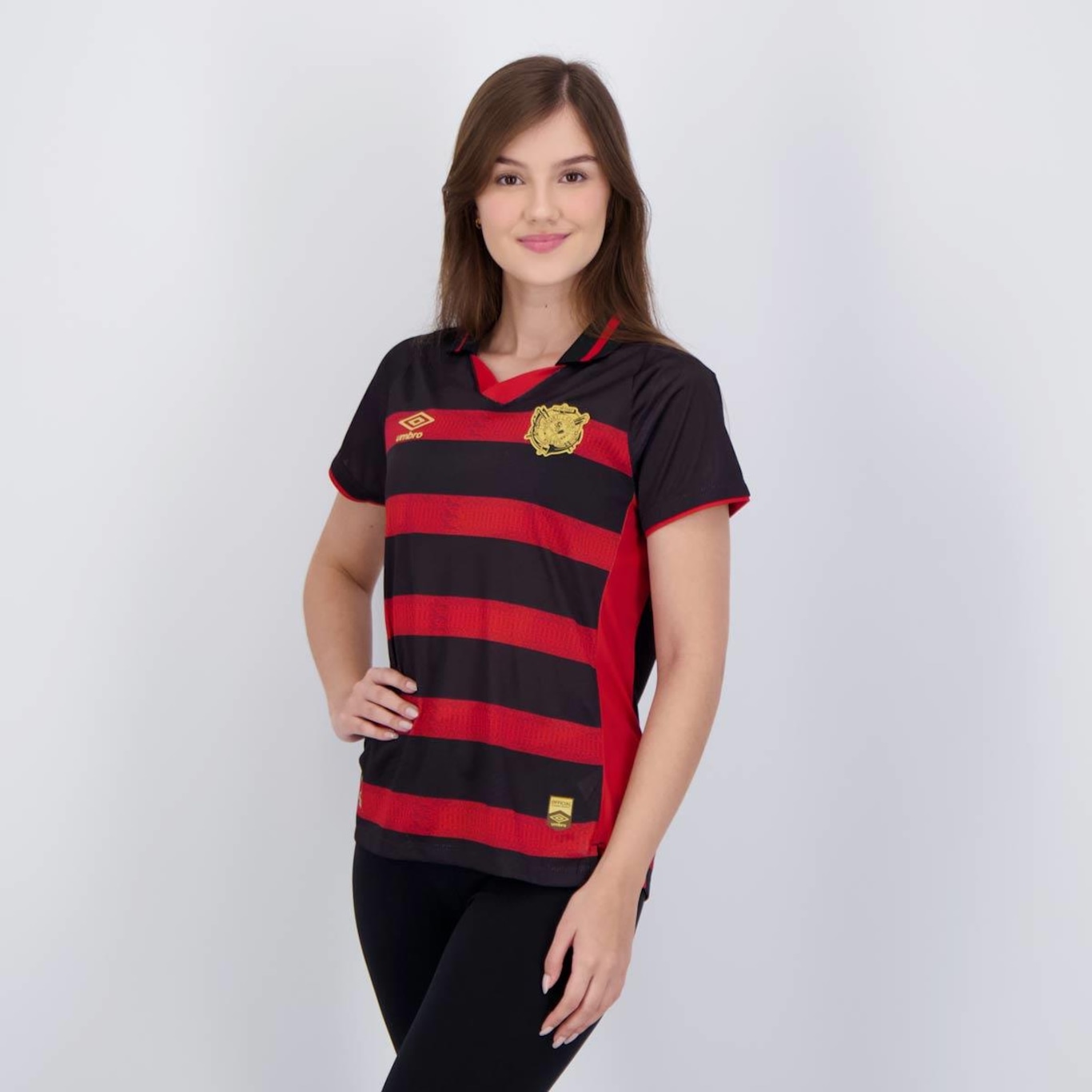 Camisa do Sport Recife I 2024 Jogador Umbro Feminina - Foto 3