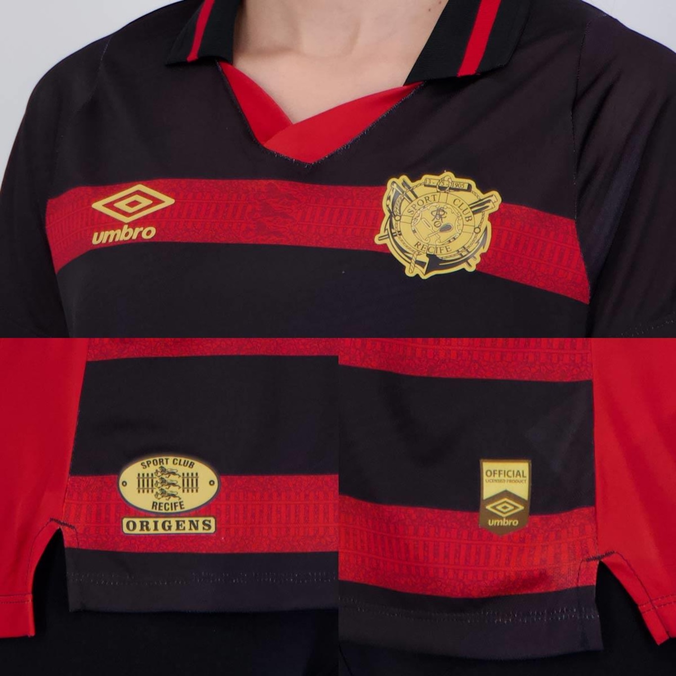 Camisa do Sport Recife I 2024 Jogador Umbro Feminina - Foto 5