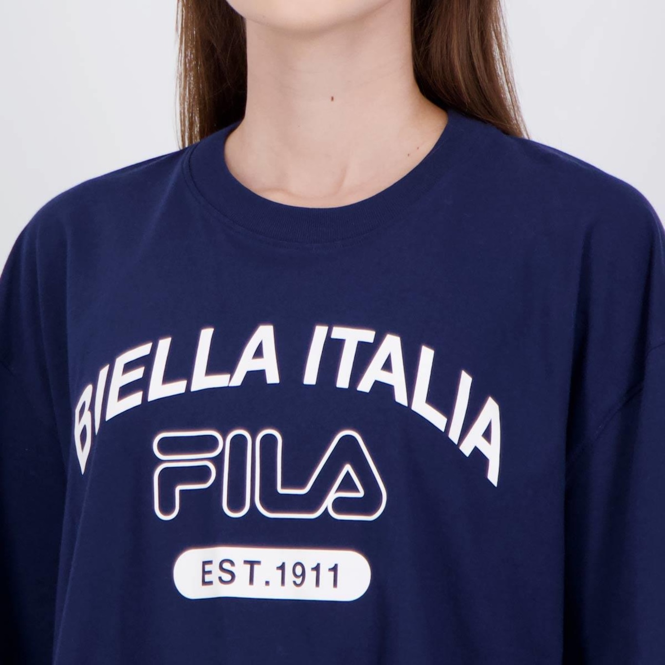 Cropped Fila Uc Biella Italia - Feminin0 - Foto 5