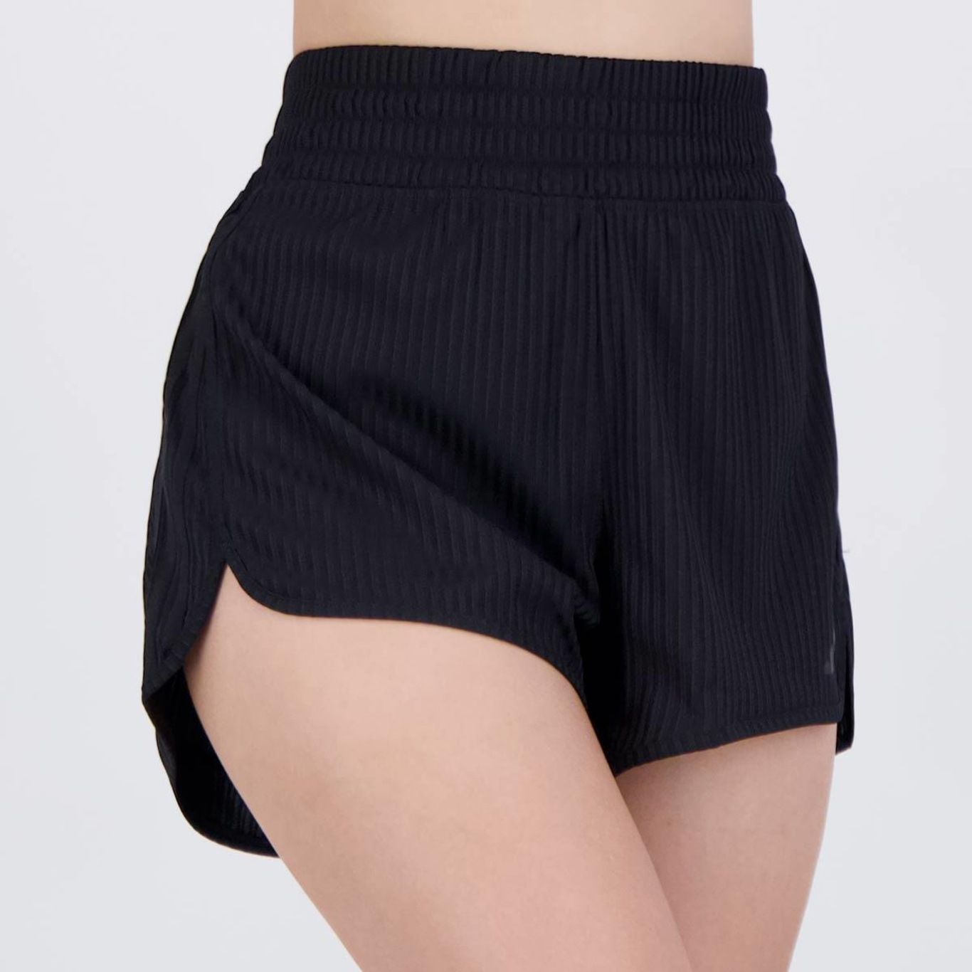 Shorts adidas Pacer Rib Treino - Feminino - Foto 2