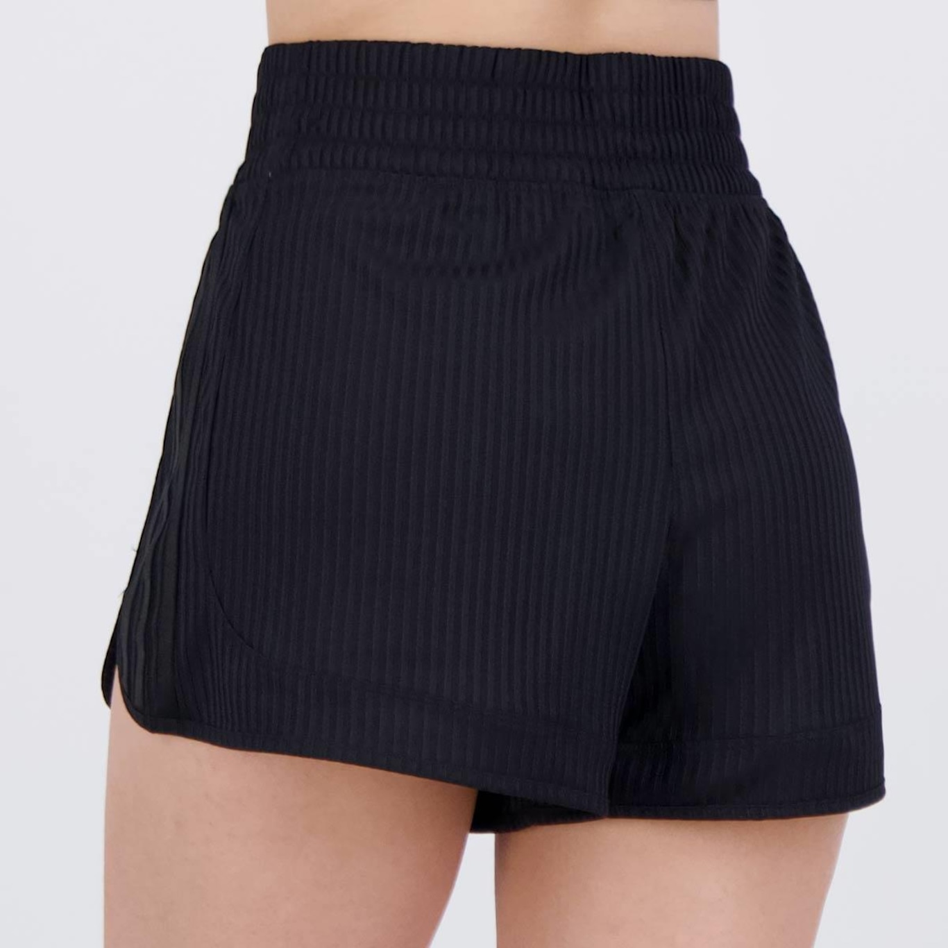 Shorts adidas Pacer Rib Treino - Feminino - Foto 3