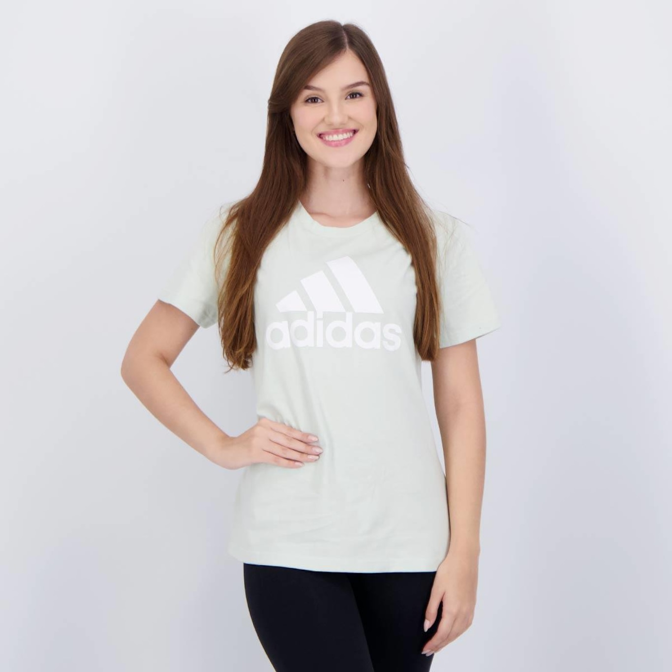 Camiseta adidas Big Logo Feminina - Foto 1