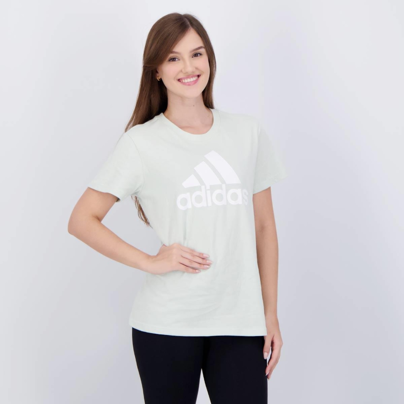 Camiseta adidas Big Logo Feminina - Foto 2